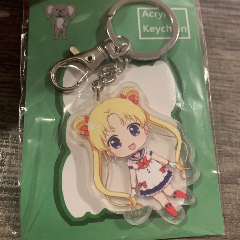 🍒🍒 Sailor Moon Acrylic Charm Keychain
